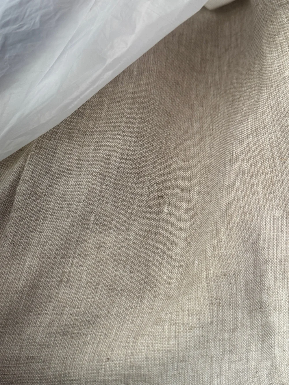 Quince European Linen Room Darkening Curtain Panel Set in Flax 48” x 96”